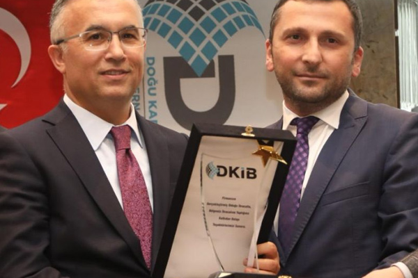 2021 Yılı Rize İhracatının Yıldızları'nda Birincilik Ödülü